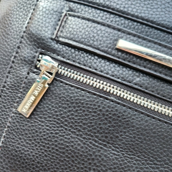 Steve Madden Black Women's Large Tore Bag - Picture 5 of 10